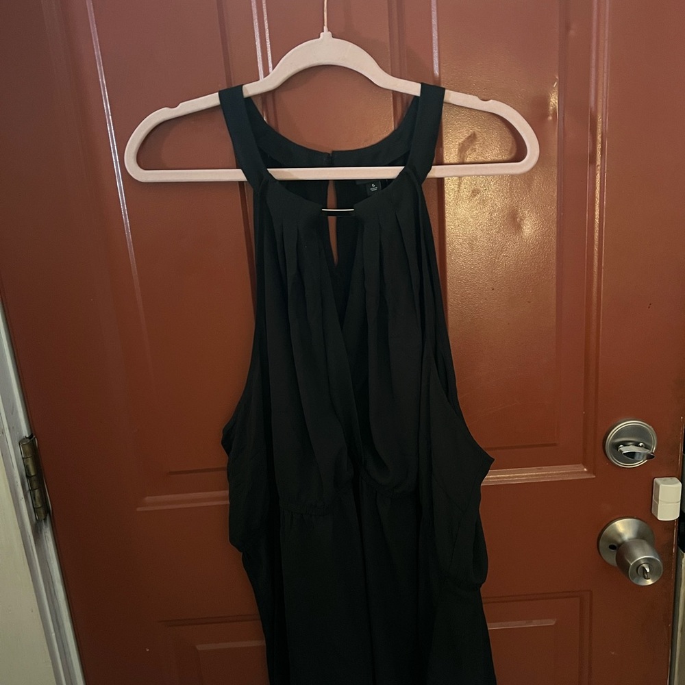 Torrid Black Backless Halter Tank Top
